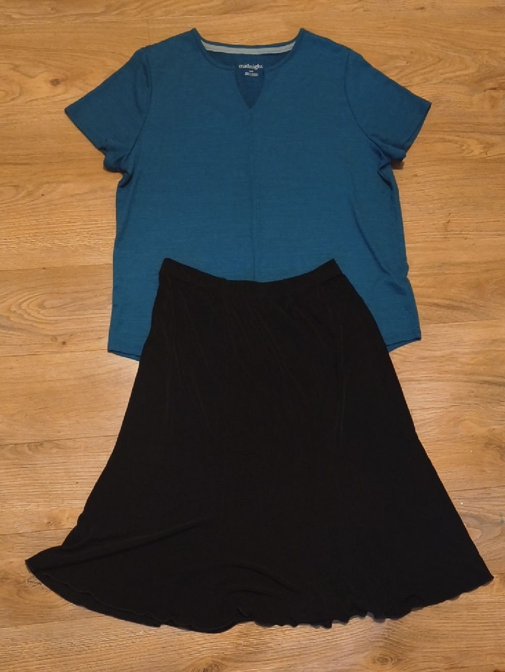 Classic Black A-Line Women's Skirt - Versatile Everyday Style